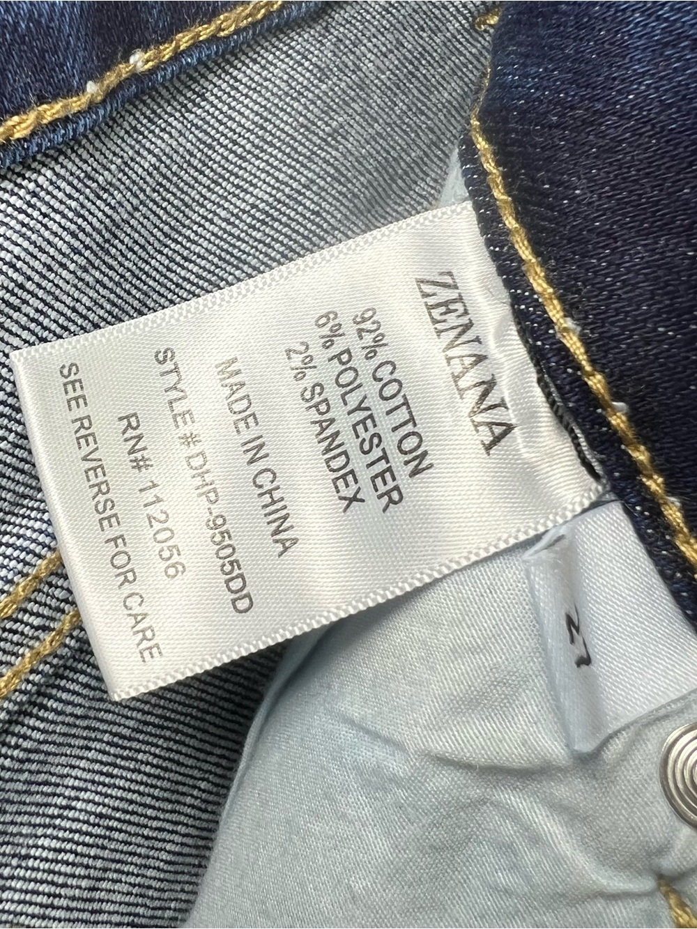 Zenana ripped blue jeans size 27 - Picture 5 of 5
